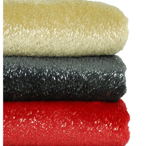 Better Homes and Gardens Velvet Plush Metallic Throw Blanket with Smiley Daisy Flower